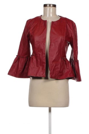 Dámská kožená bunda , Velikost S, Barva Červená, Cena  781,00 Kč