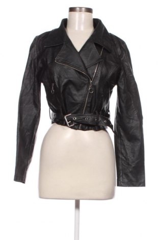 Damen Lederjacke, Größe L, Farbe Schwarz, Preis 28,30 €