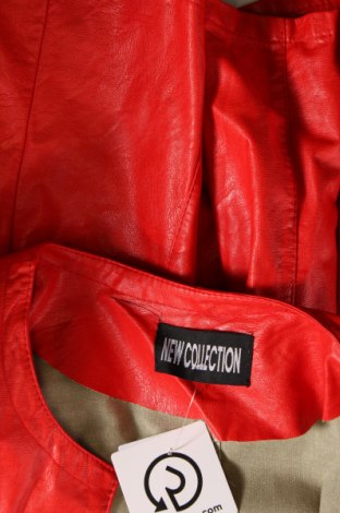 Γυναικείο δερμάτινο μπουφάν, Μέγεθος S, Χρώμα Κόκκινο, Τιμή 9,40 €