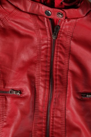 Damen Lederjacke, Größe XXL, Farbe Rot, Preis 27,28 €