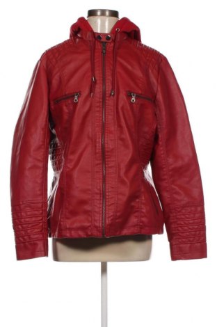 Damen Lederjacke, Größe XXL, Farbe Rot, Preis € 27,28