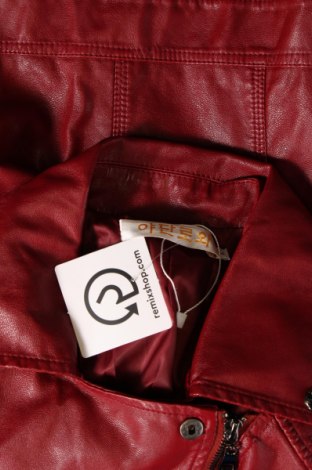 Γυναικείο δερμάτινο μπουφάν, Μέγεθος L, Χρώμα Κόκκινο, Τιμή 30,31 €