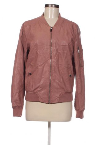 Dámská kožená bunda , Velikost M, Barva Popelavě růžová, Cena  648,00 Kč