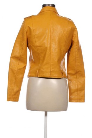 Γυναικείο δερμάτινο μπουφάν, Μέγεθος L, Χρώμα Κίτρινο, Τιμή 30,31 €