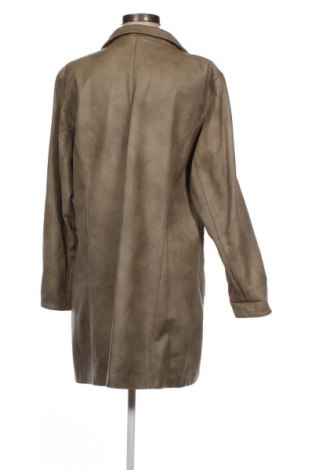 Дамско кожено яке, Размер XL, Цвят Сив, Цена 26,75 лв.