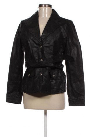 Damen Lederjacke, Größe L, Farbe Schwarz, Preis 57,33 €