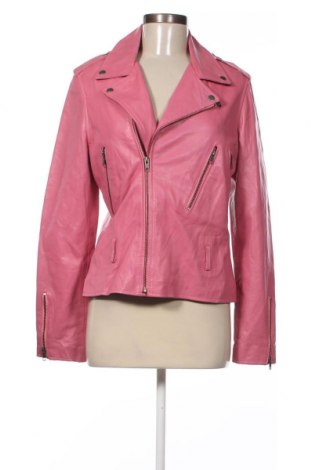 Dámska kožená bunda , Veľkosť L, Farba Ružová, Cena  60,67 €