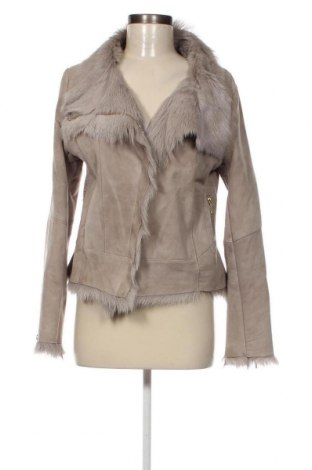 Dámska kožená bunda , Veľkosť M, Farba Sivá, Cena  60,67 €