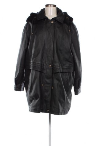 Γυναικείο δερμάτινο μπουφάν, Μέγεθος XL, Χρώμα Μαύρο, Τιμή 54,74 €