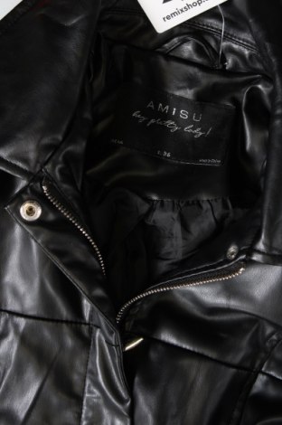 Dámská kožená bunda  Amisu, Velikost S, Barva Černá, Cena  195,00 Kč