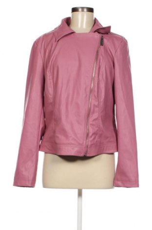 Dámska kožená bunda  BP., Veľkosť L, Farba Popolavo ružová, Cena  18,79 €
