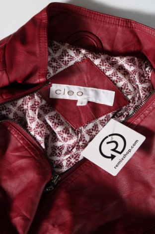 Γυναικείο δερμάτινο μπουφάν Cleo, Μέγεθος L, Χρώμα Κόκκινο, Τιμή 20,50 €