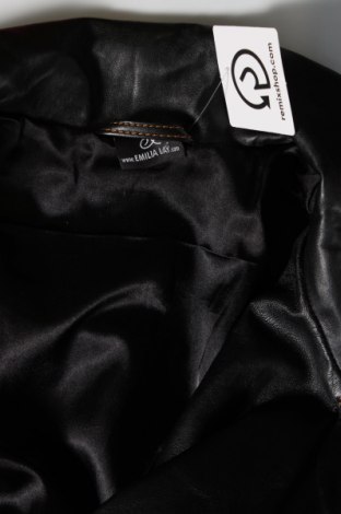 Γυναικείο δερμάτινο μπουφάν Emilia Lay, Μέγεθος XXL, Χρώμα Μαύρο, Τιμή 116,40 €