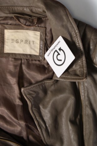 Дамско кожено яке Esprit, Размер XS, Цвят Сив, Цена 102,09 лв.