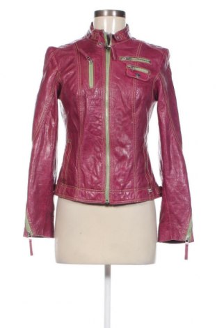 Γυναικείο δερμάτινο μπουφάν Freaky Nation, Μέγεθος S, Χρώμα Ρόζ , Τιμή 116,40 €