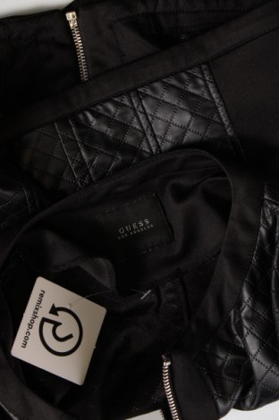 Γυναικείο δερμάτινο μπουφάν Guess, Μέγεθος S, Χρώμα Μαύρο, Τιμή 54,43 €