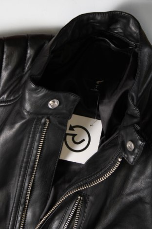 Γυναικείο δερμάτινο μπουφάν H&M, Μέγεθος S, Χρώμα Μαύρο, Τιμή 25,16 €