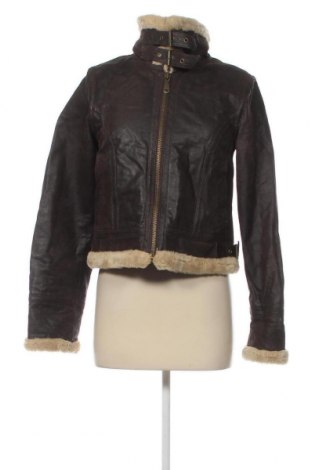 Dámska kožená bunda  K. Woman, Veľkosť M, Farba Hnedá, Cena  50,36 €
