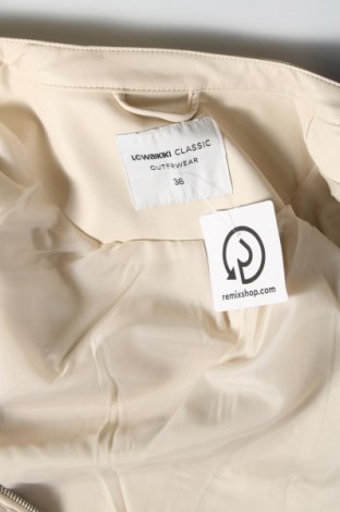 Dámska kožená bunda  LC Waikiki, Veľkosť S, Farba Kremová, Cena  34,78 €