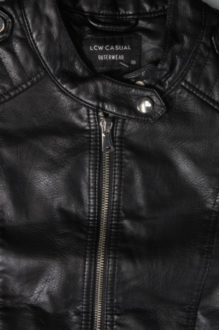Γυναικείο δερμάτινο μπουφάν LCW, Μέγεθος M, Χρώμα Μαύρο, Τιμή 30,31 €