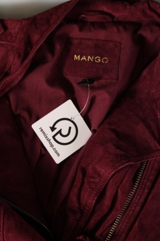 Γυναικείο δερμάτινο μπουφάν Mango, Μέγεθος XS, Χρώμα Κόκκινο, Τιμή 43,30 €