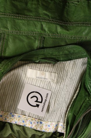 Dámska kožená bunda  Milestone, Veľkosť S, Farba Zelená, Cena  110,00 €