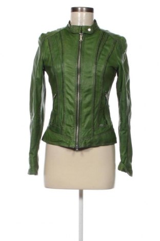 Damen Lederjacke Milestone, Größe S, Farbe Grün, Preis 135,00 €