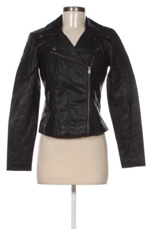 Damen Lederjacke Noisy May, Größe S, Farbe Schwarz, Preis 34,49 €