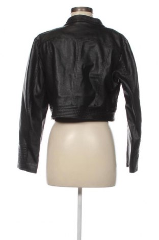 Γυναικείο δερμάτινο μπουφάν ONLY, Μέγεθος L, Χρώμα Μαύρο, Τιμή 21,65 €
