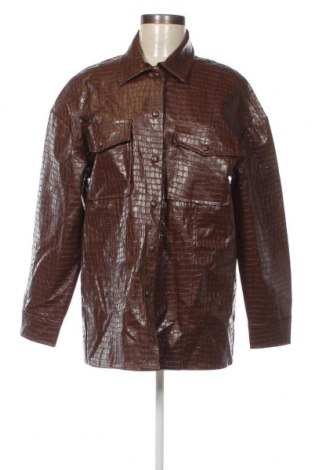 Dámska kožená bunda  Pimkie, Veľkosť S, Farba Hnedá, Cena  4,17 €