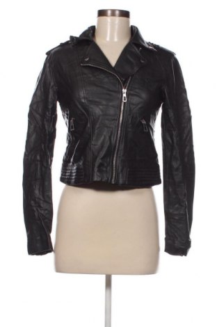 Γυναικείο δερμάτινο μπουφάν Reserved, Μέγεθος S, Χρώμα Μαύρο, Τιμή 25,76 €