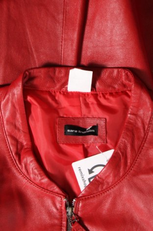 Damen Lederjacke Sara Lindholm, Größe XXL, Farbe Rot, Preis 85,59 €