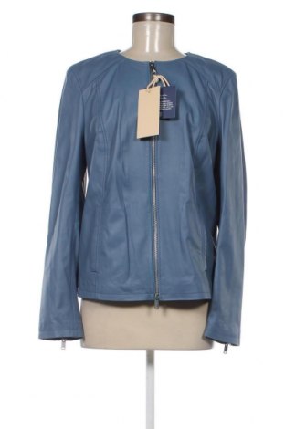 Damen Lederjacke Strandfein, Größe M, Farbe Blau, Preis € 64,67