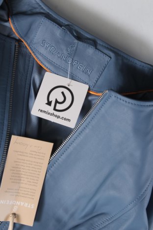Dámska kožená bunda  Strandfein, Veľkosť S, Farba Modrá, Cena  75,71 €