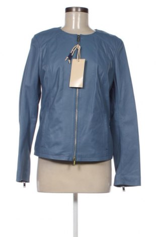 Damen Lederjacke Strandfein, Größe M, Farbe Blau, Preis € 42,59
