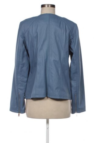 Damen Lederjacke Strandfein, Größe L, Farbe Blau, Preis 75,71 €