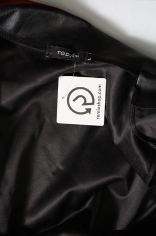 Γυναικείο δερμάτινο μπουφάν Today, Μέγεθος L, Χρώμα Μαύρο, Τιμή 24,55 €