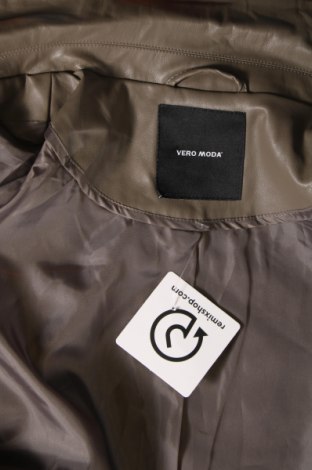 Dámska kožená bunda  Vero Moda, Veľkosť L, Farba Béžová, Cena  16,48 €