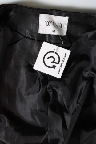Dámska kožená bunda  Wiya, Veľkosť M, Farba Čierna, Cena  18,35 €