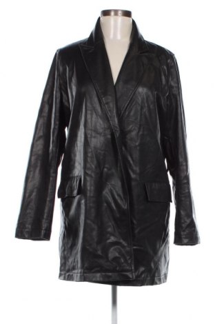 Дамско кожено яке Zara, Размер S, Цвят Черен, Цена 13,30 лв.