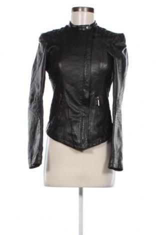 Γυναικείο δερμάτινο μπουφάν Zara, Μέγεθος M, Χρώμα Μαύρο, Τιμή 10,68 €
