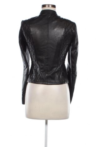 Γυναικείο δερμάτινο μπουφάν Zara, Μέγεθος M, Χρώμα Μαύρο, Τιμή 17,80 €