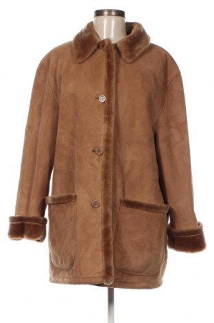 Дамско палто, Размер XL, Цвят Бежов, Цена 21,40 лв.