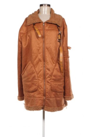 Дамско палто, Размер XXL, Цвят Кафяв, Цена 53,50 лв.