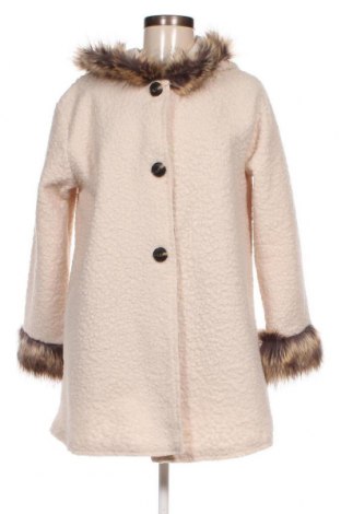 Дамско палто, Размер L, Цвят Бежов, Цена 17,92 лв.