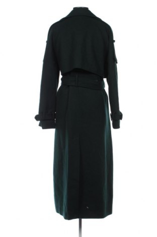 Γυναικείο παλτό Bershka, Μέγεθος L, Χρώμα Πράσινο, Τιμή 31,03 €