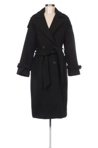 Γυναικείο παλτό Bershka, Μέγεθος S, Χρώμα Μαύρο, Τιμή 50,54 €