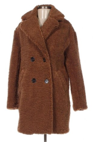 Γυναικείο παλτό Bershka, Μέγεθος XS, Χρώμα Καφέ, Τιμή 33,10 €