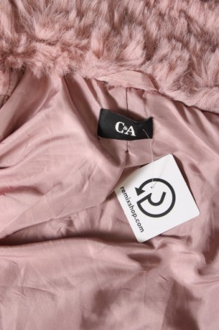 Дамско палто C&A, Размер L, Цвят Розов, Цена 107,00 лв.
