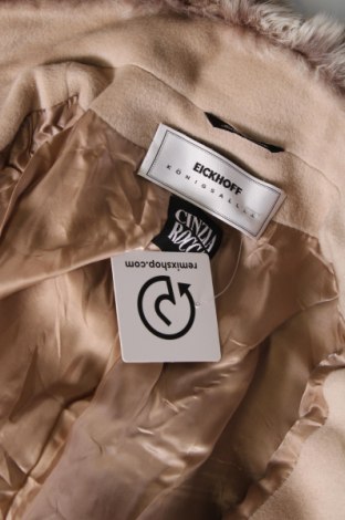 Дамско палто Cinzia Rocca, Размер M, Цвят Бежов, Цена 204,16 лв.